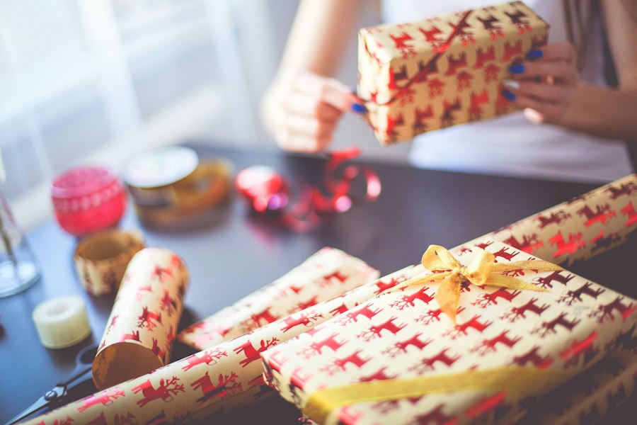 Wrapped presents